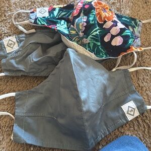 Vera Bradley Floral and Solid Face Masks Set